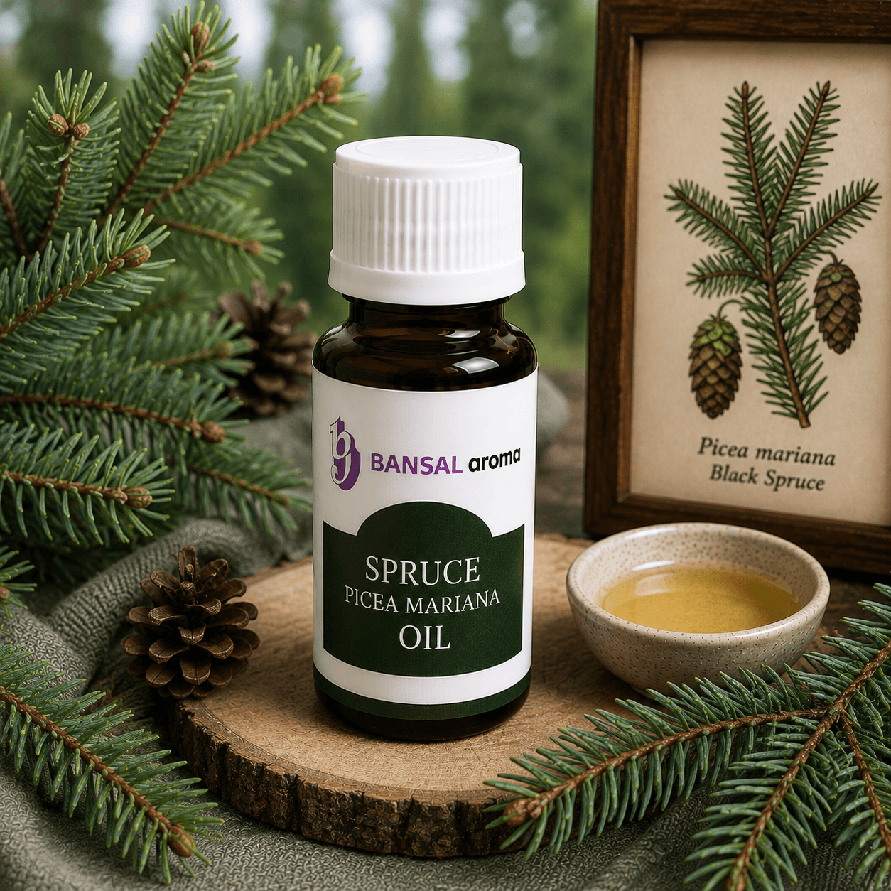 Spruce Picea Mariana Oil